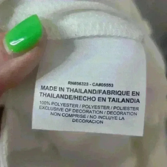 Nike Gold Tour performance white dri-fit pants.  Size 34x30. 100% polyester. - Picture 5 of 5